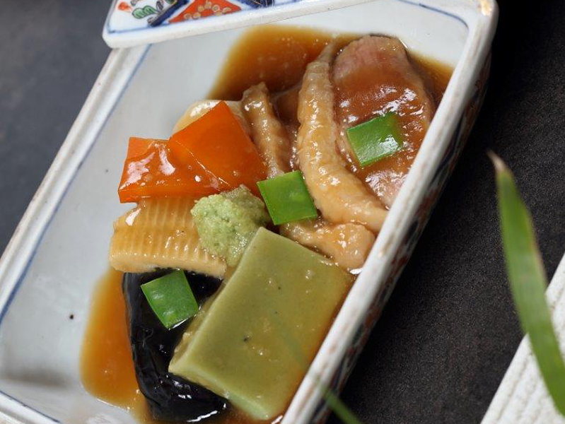 「三春の古香里庵」創作懐石（3月-4月）